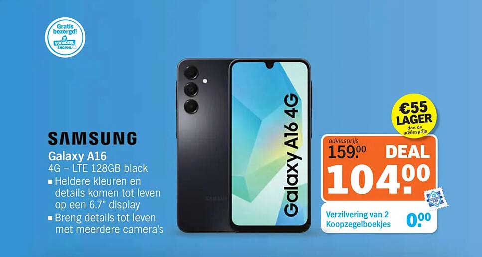 Samsung Galaxy A16 4G – LTE 128GB black