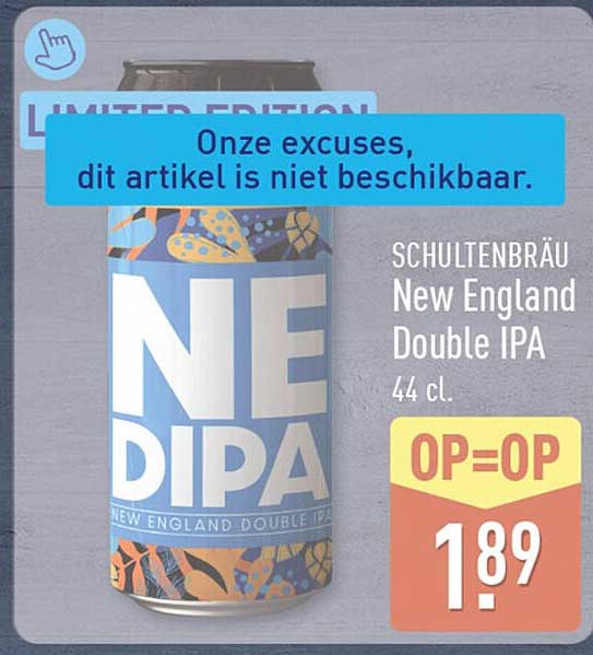 SCHLUTIENBRÄU New England Double IPA 44 cl. OP=OP