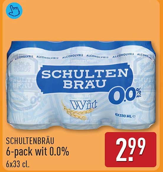 Schultenbräu 6-pack wit 0.0% 6x33 cl.