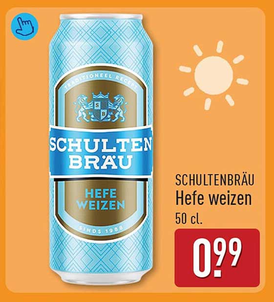 SCHULTENBRÄU Hefe weizen 50 cl.