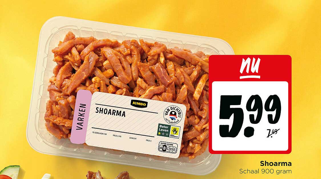 Shoarma Schaal 900 gram