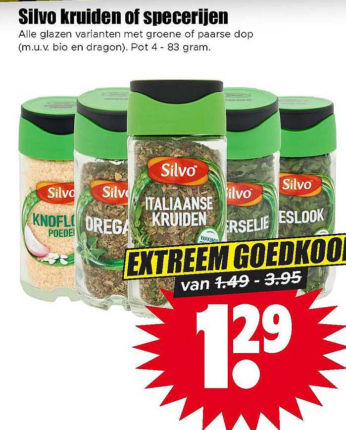 Silvo kruiden of specerijen