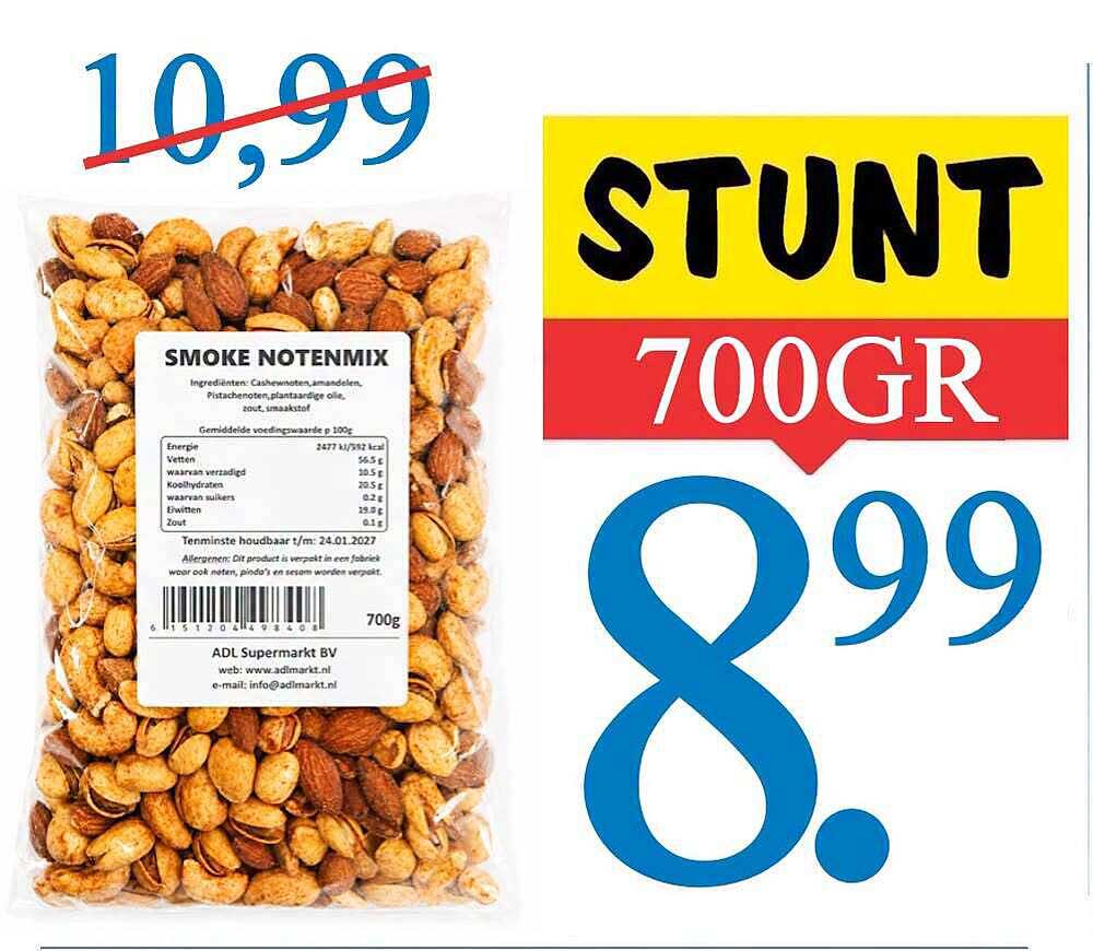 SMOKE NOTENMIX STUNT 700GR