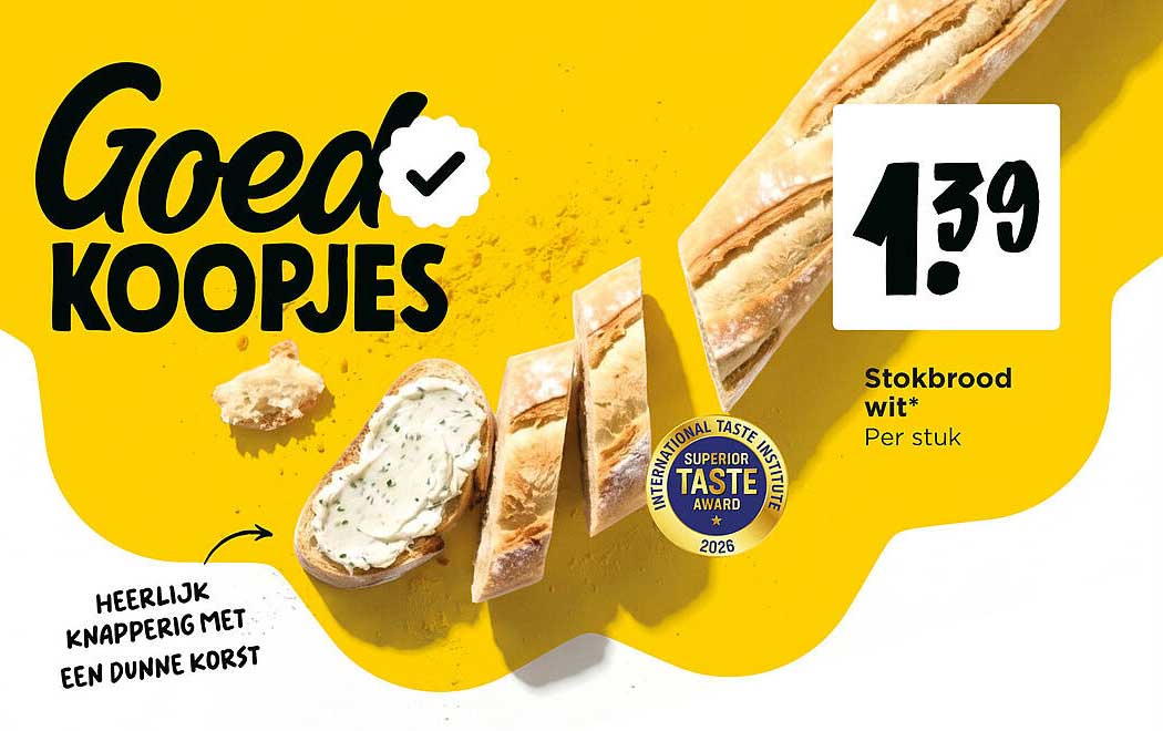 Stokbrood wit*