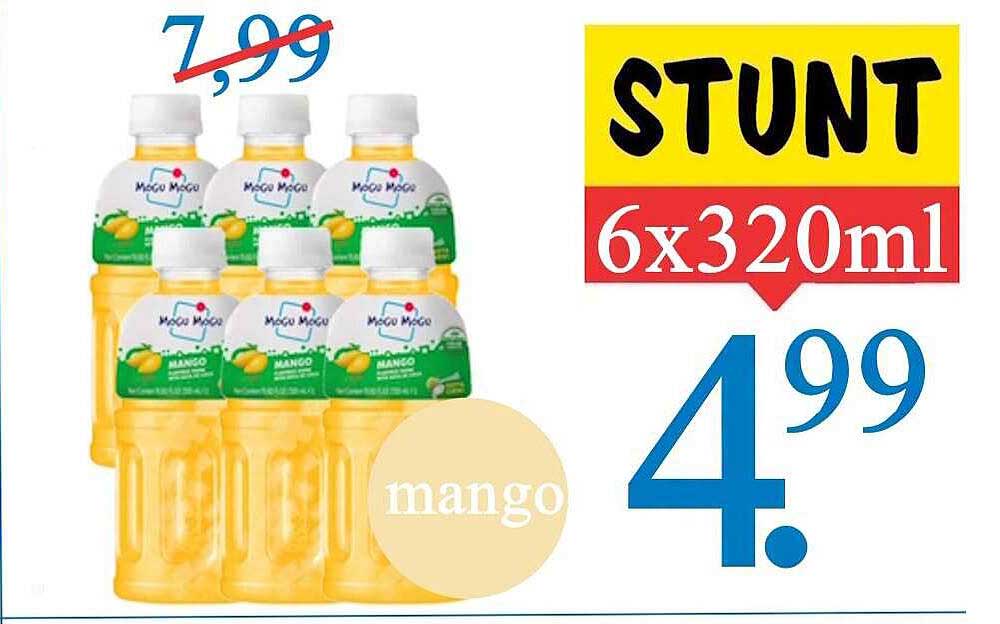 STUNT 6x320ml mango