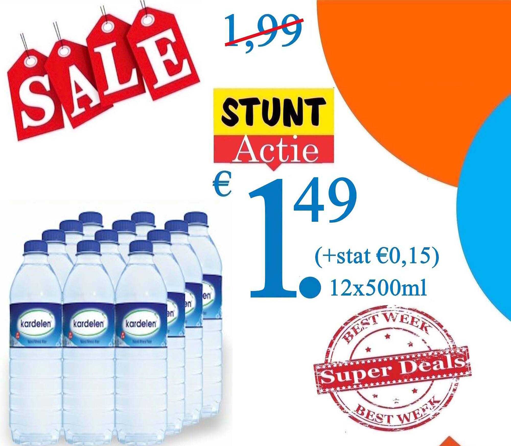 Stunt Actie Kardelen 12x500ml