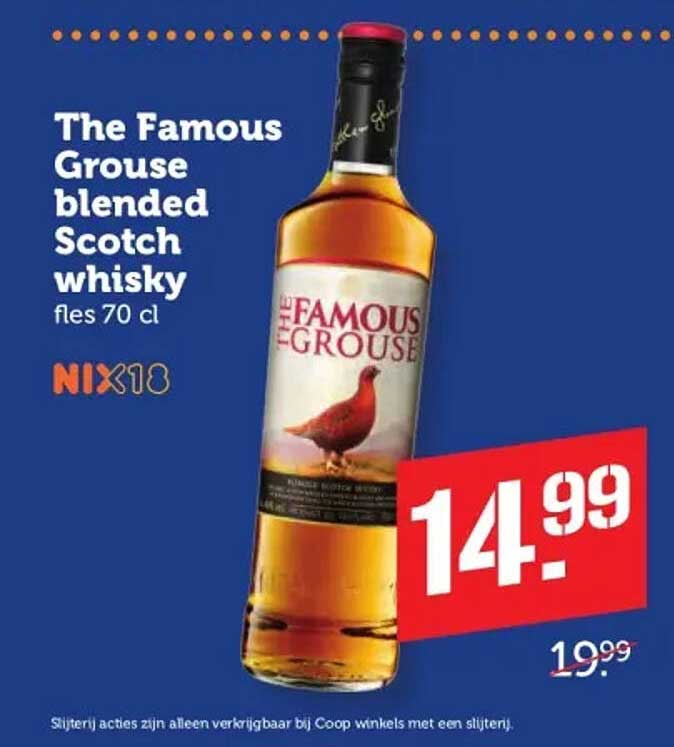 The Famous Grouse blended Scotch whisky fles 70 cl NIX18