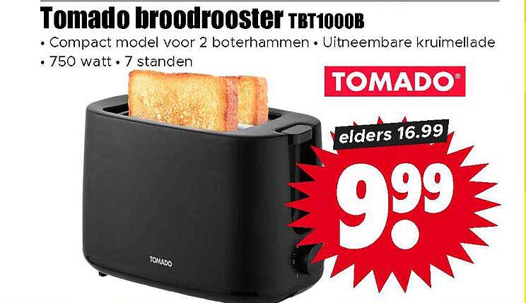 Tomado broodrooster TBT1008