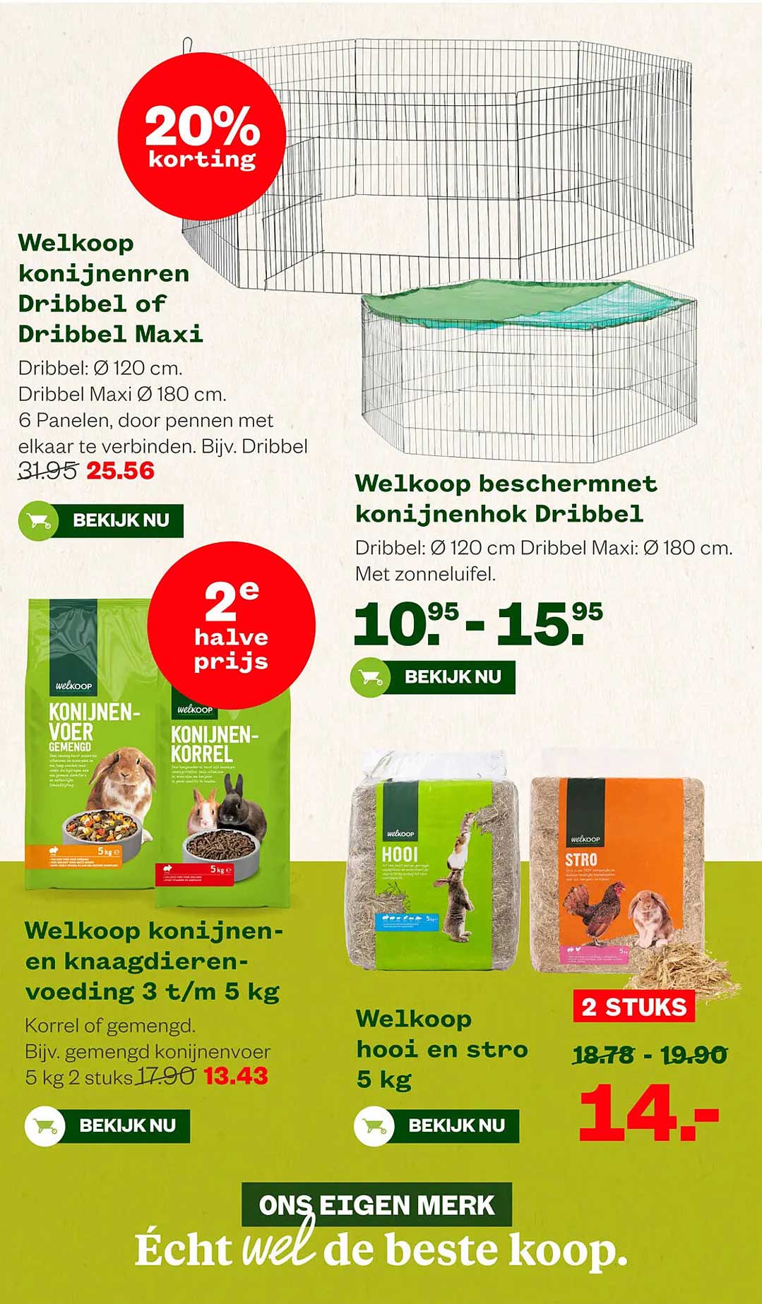 Welkoop konijnenren Dribbel of Dribbel Maxi