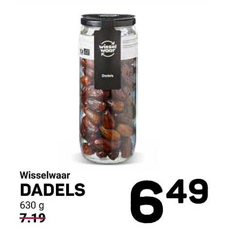 Wisselwaar DADELS 630 g