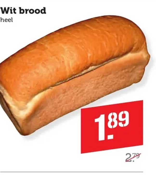 Wit brood heel