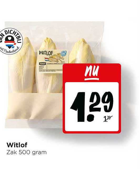 Witlof Zak 500 gram