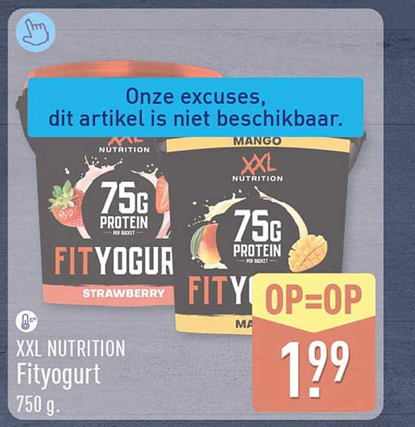 XXL NUTRITION Fityogurt 750 g OP=OP