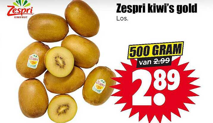 Zespri kiwi's gold Los.