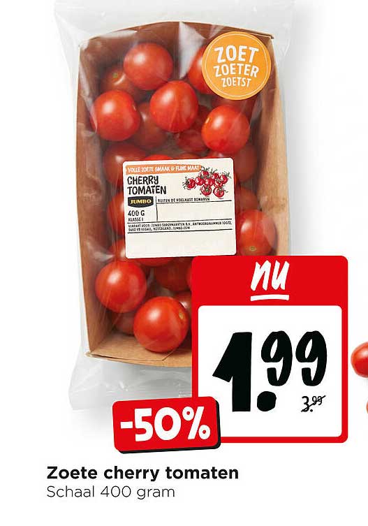 Zoete cherry tomaten -50%