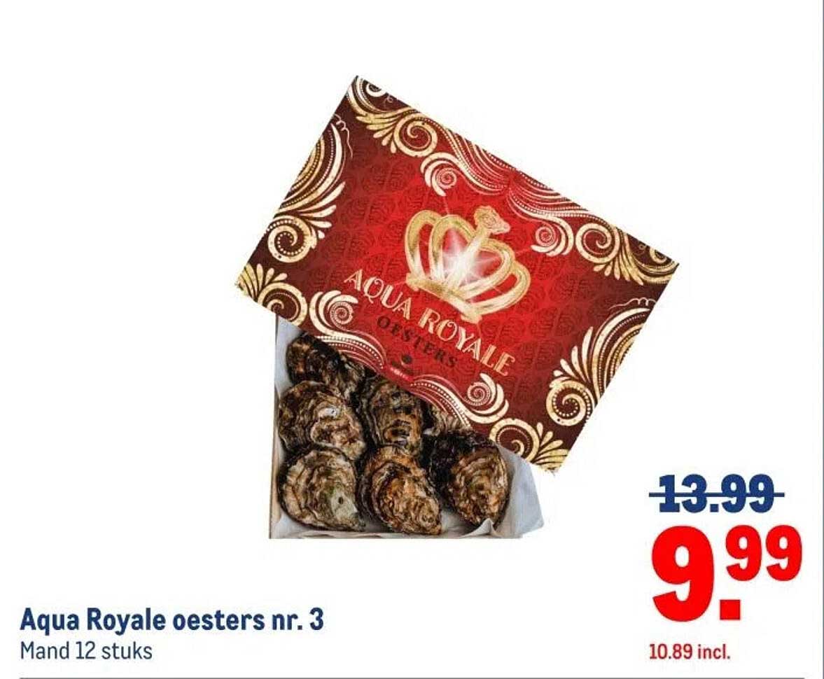 Aqua Royale oesters nr. 3