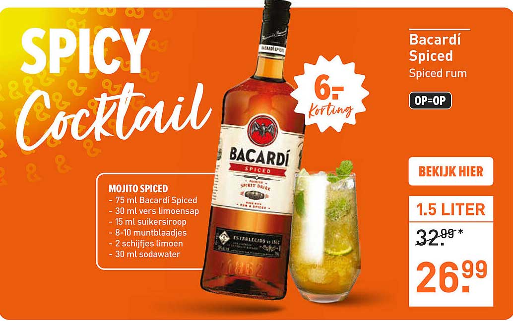 Bacardí Spiced 1.5 Liter