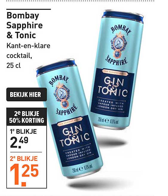 Bombay Sapphire & Tonic