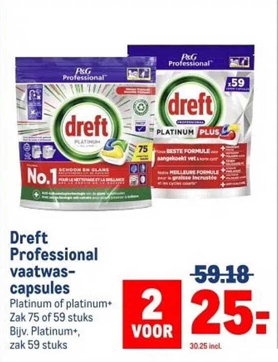 Dreft Professional vaatwascapsules