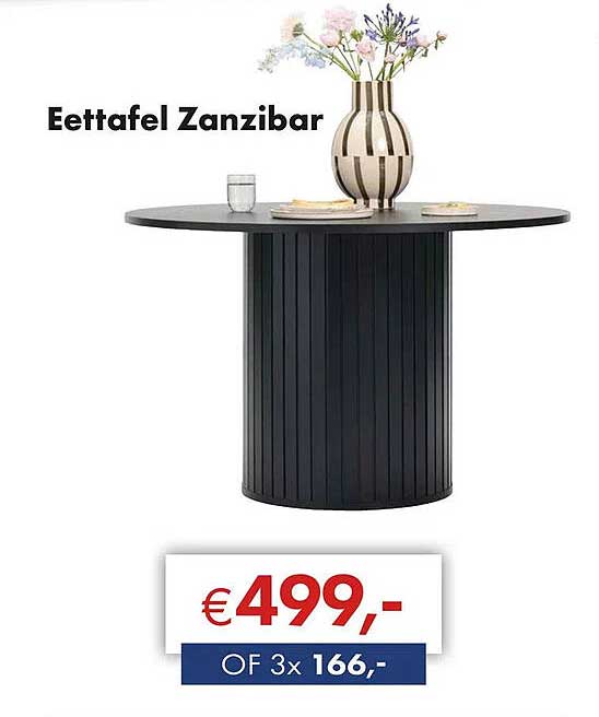 Eettafel Zanzibar