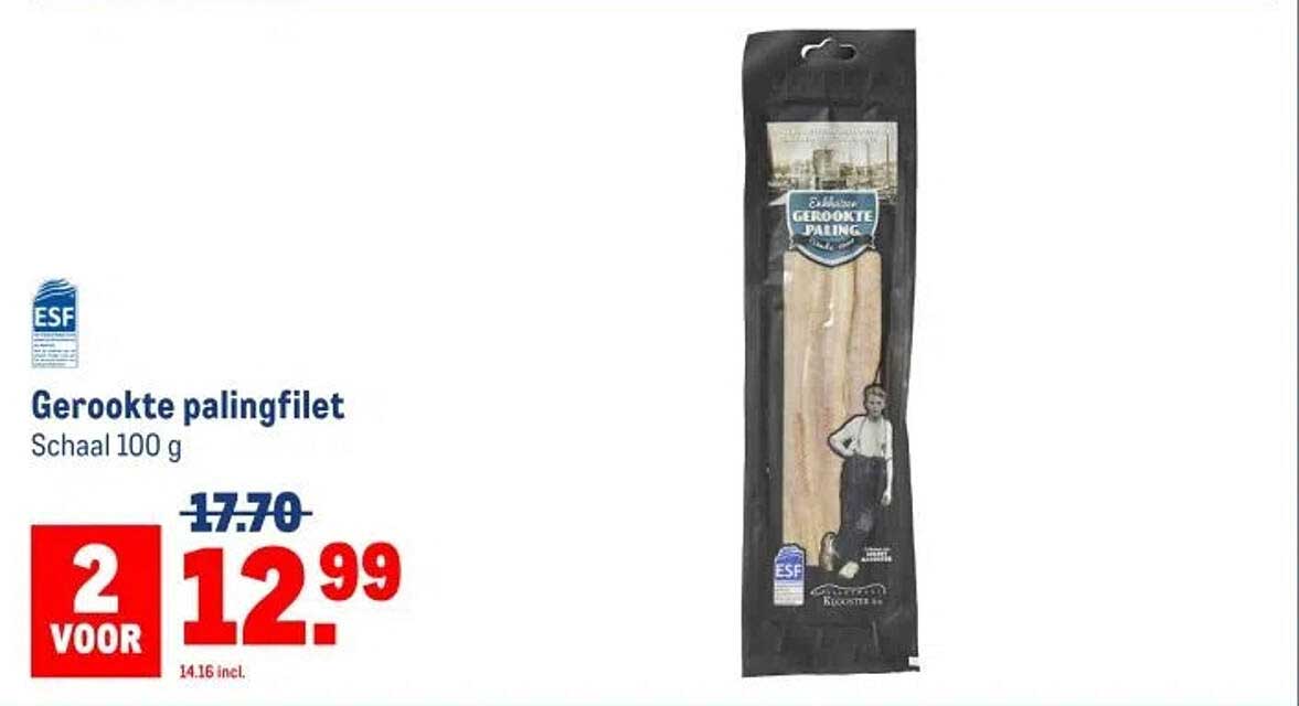 Gerookte palingfilet