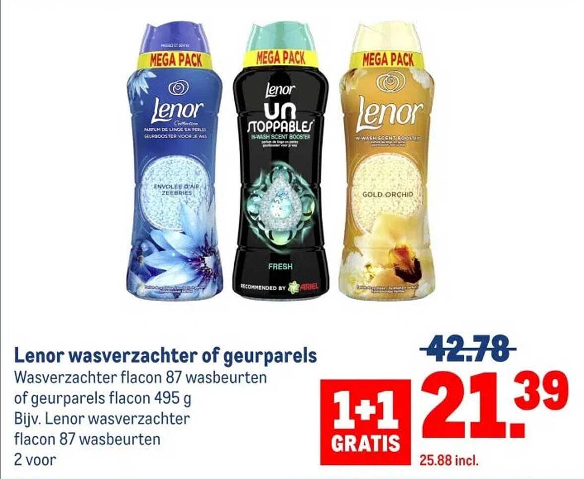Lenor wasverzachter of geurparels