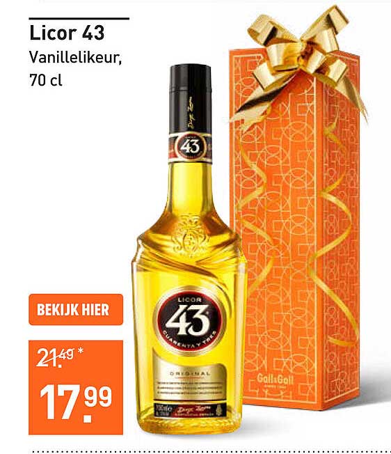 Licor 43 Vanillelikeur, 70 cl