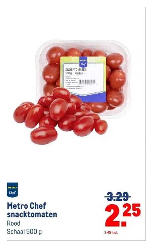 Metro Chef snacktomaten 500g