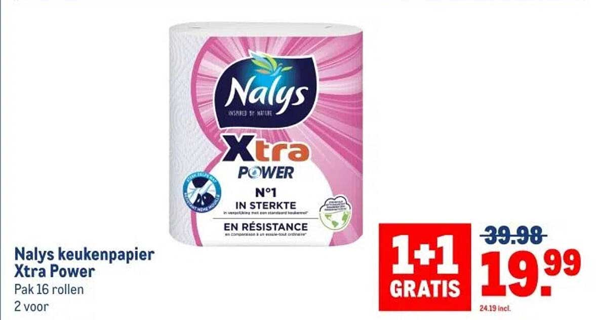Nalys keukenpapier Xtra Power