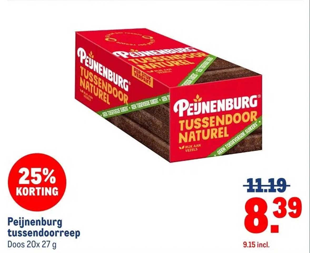 Peijnenburg tussendoorreep