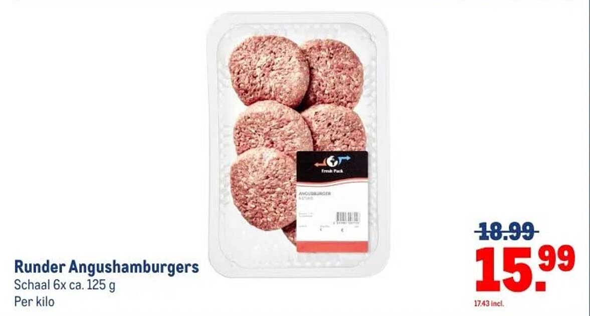 Runder Angushamburgers
