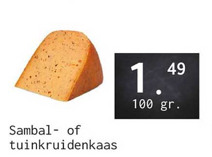 Sambal- of tuinkruidenkaas