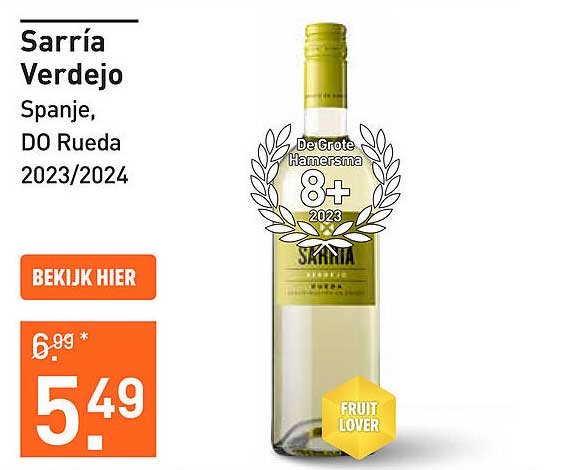 Sarriá Verdejo Spanje, DO Rueda 2023/2024
