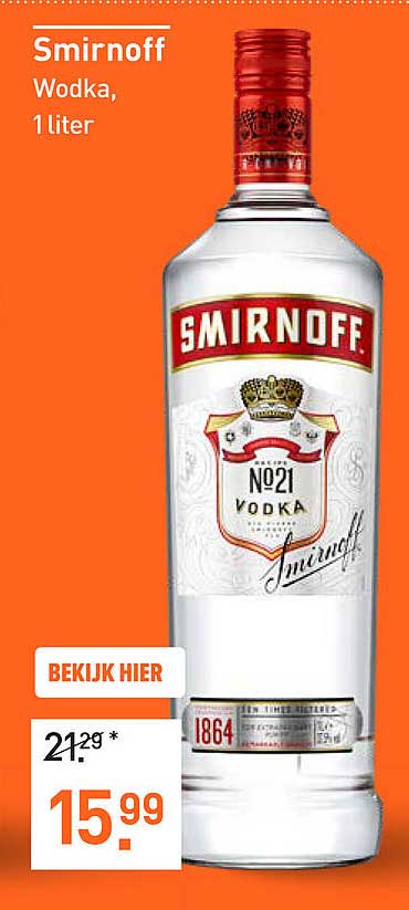 Smirnoff Wodka, 1 liter