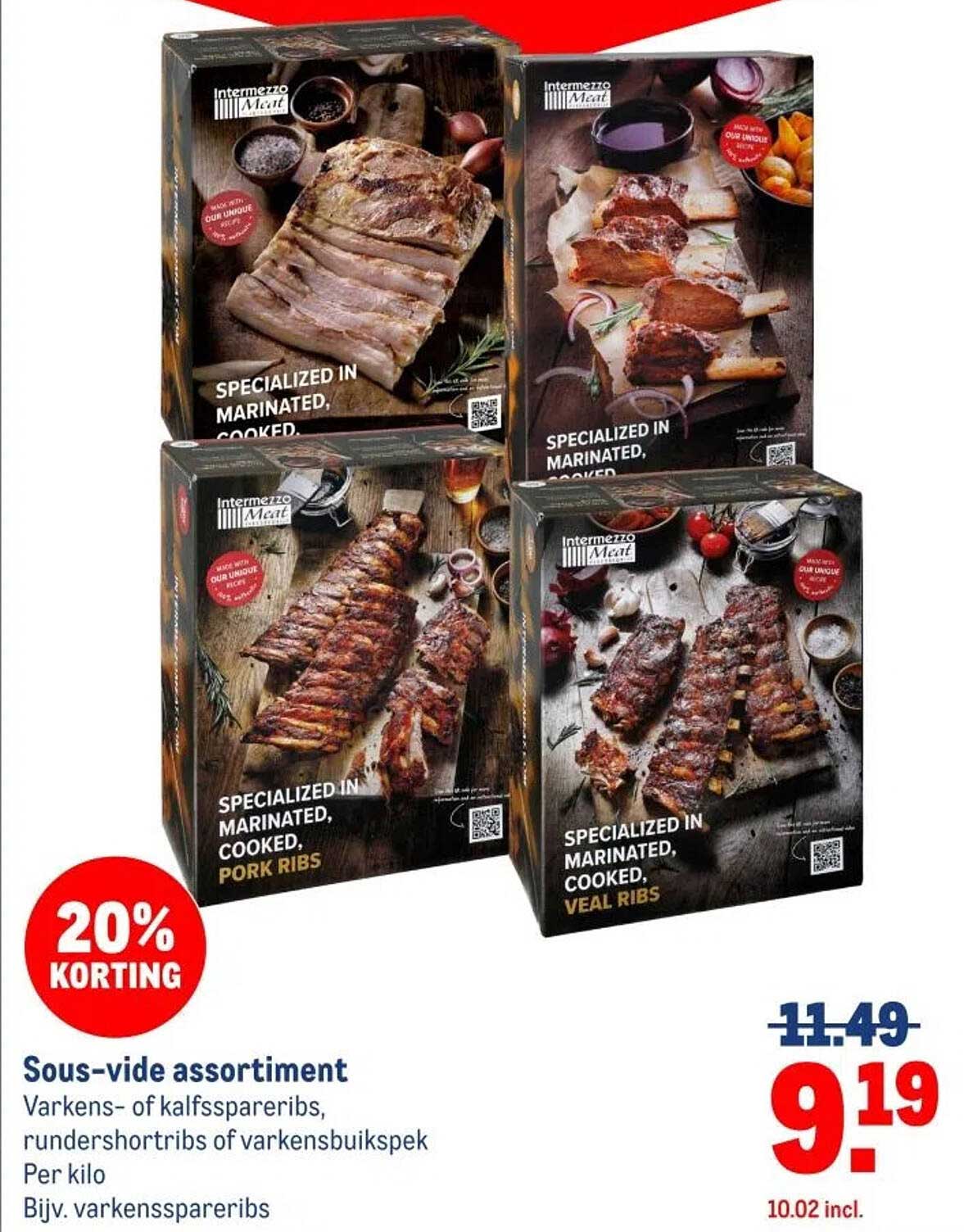 Sous-vide assortiment