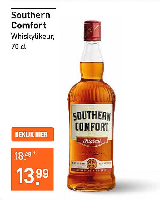 Southern Comfort Whisky likeur, 70 cl