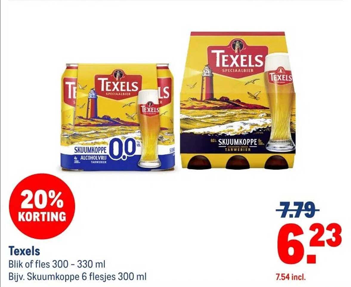 Texels Blik of fles 300 - 330 ml