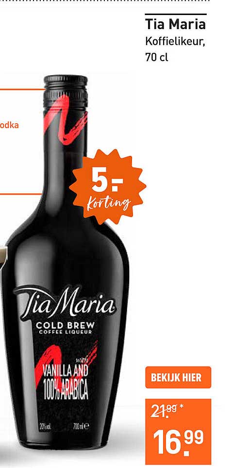Tia Maria Koffielikeur, 70 cl
