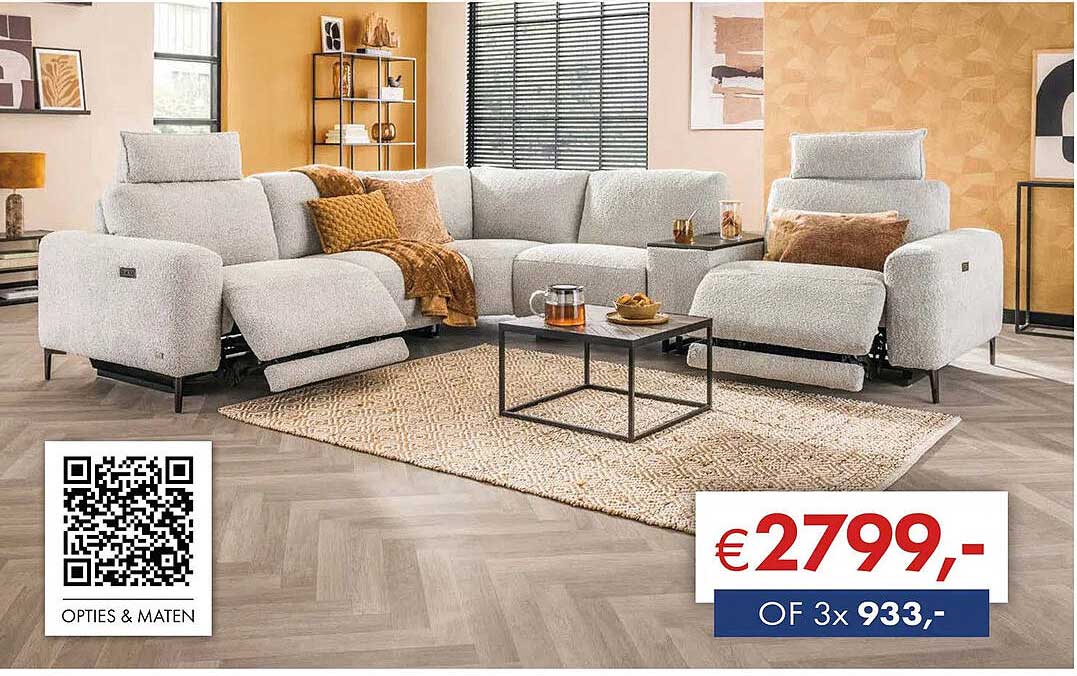 Woonhoekbank aanbieding