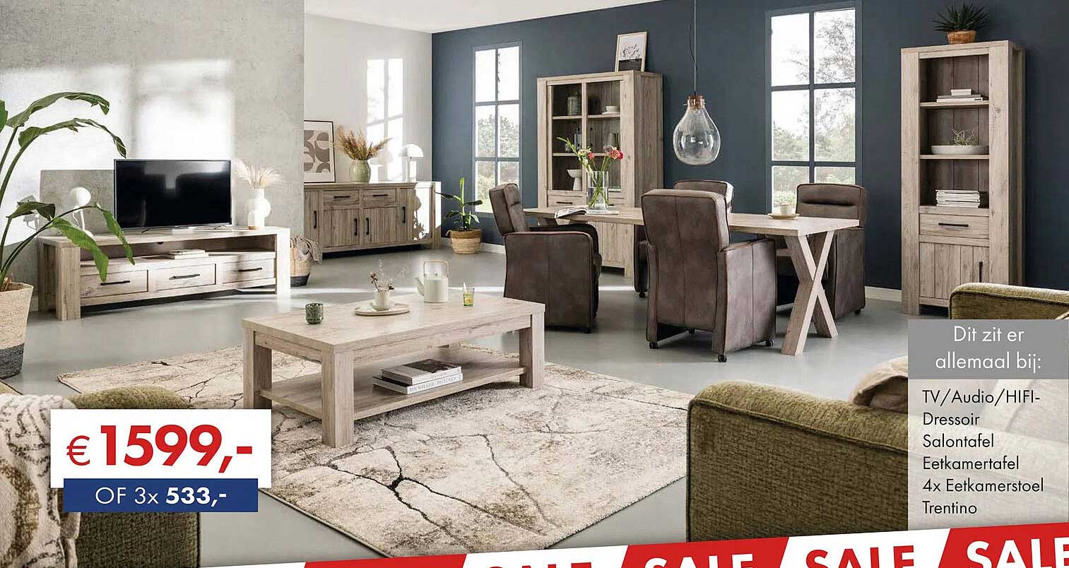 Woonsquare aanbieding: Compleet Woonpakket voor slechts €1599,-