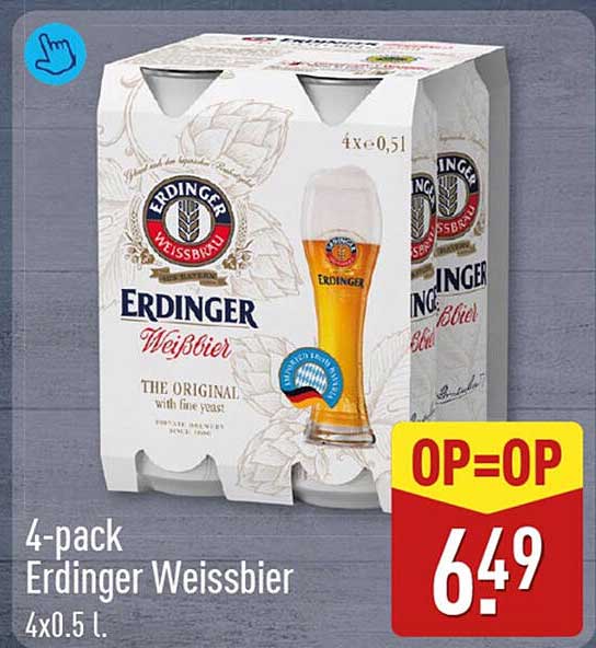 4-pack Erdinger Weissbier