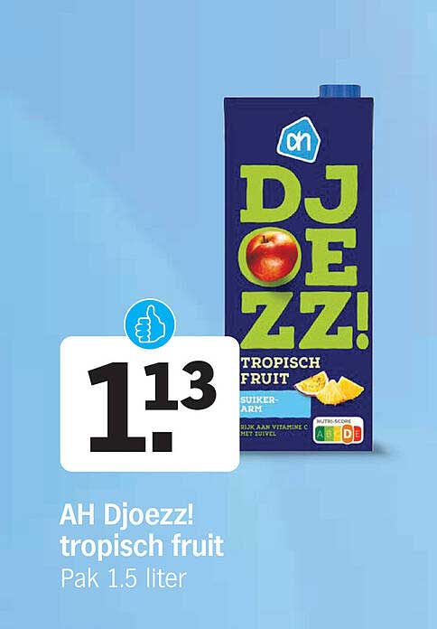 AH Djoezz! tropisch fruit Pak 1.5 liter