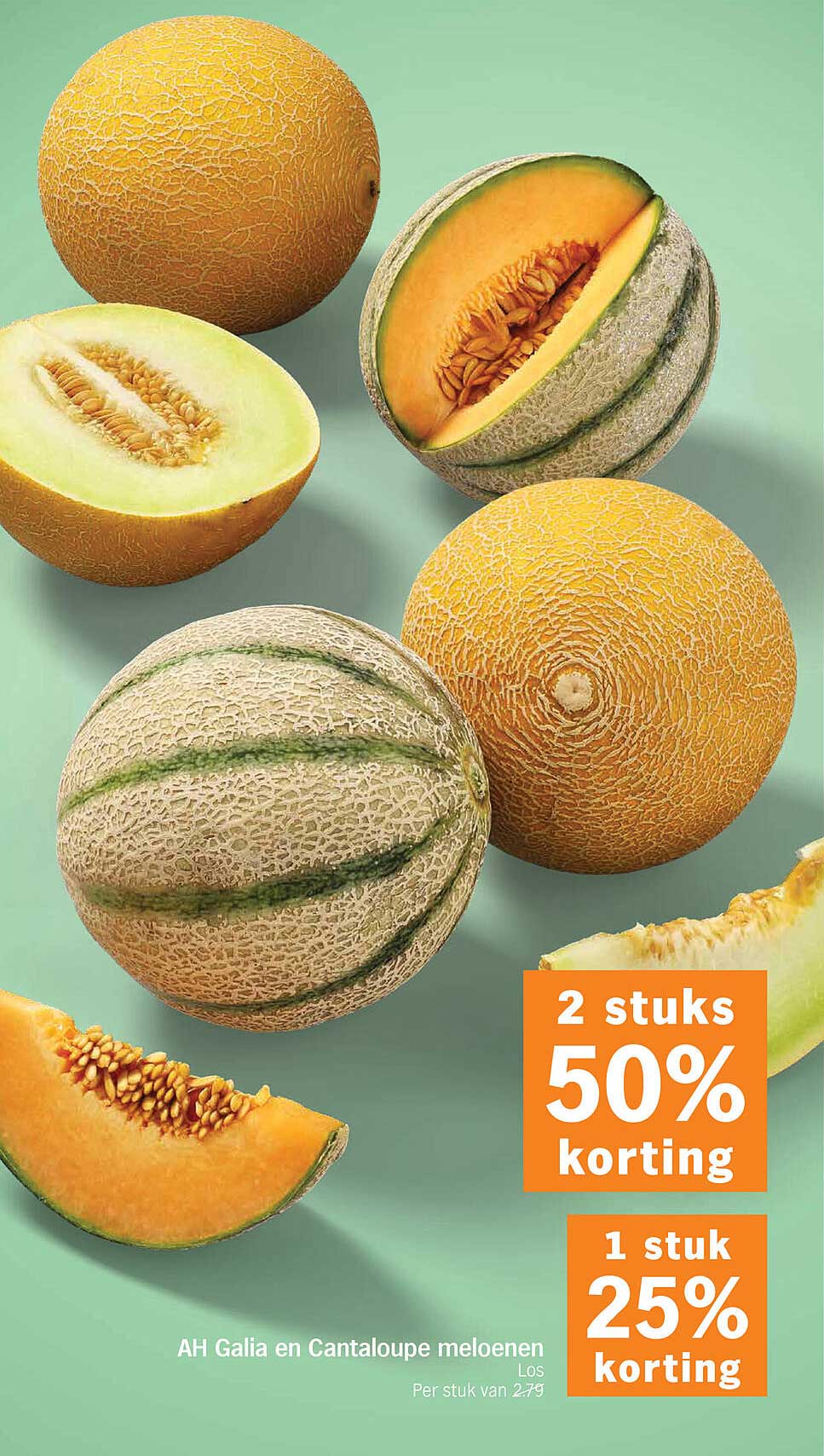 AH Galia en Cantaloupe meloenen