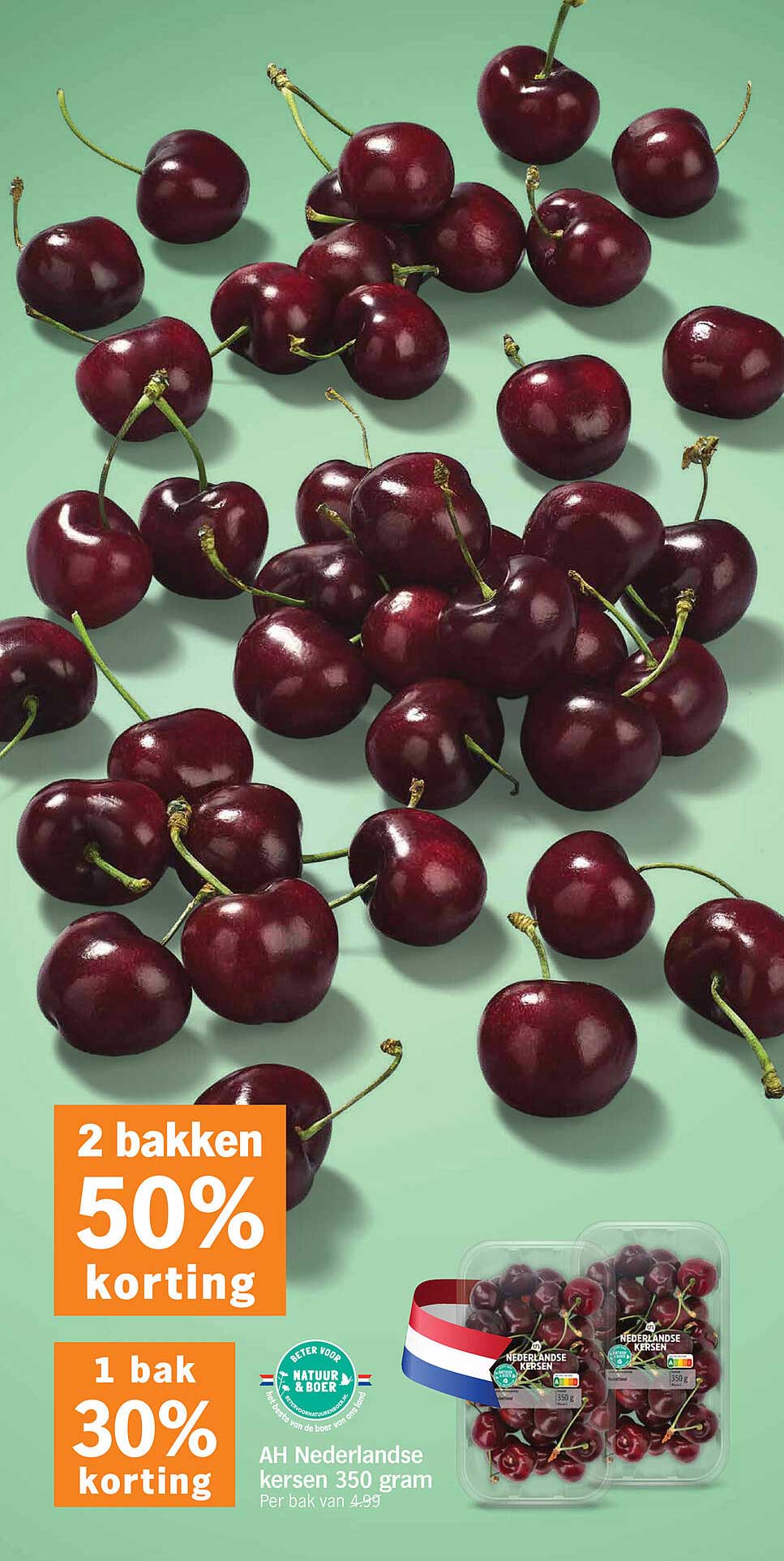 AH Nederlandse kersen 350 gram