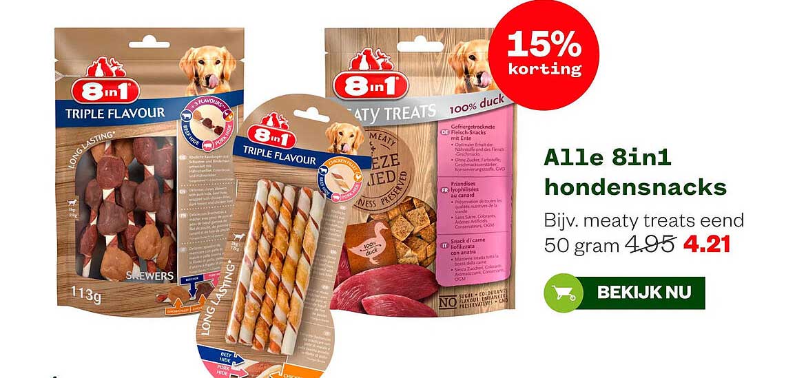 Alle 8in1 hondensnacks