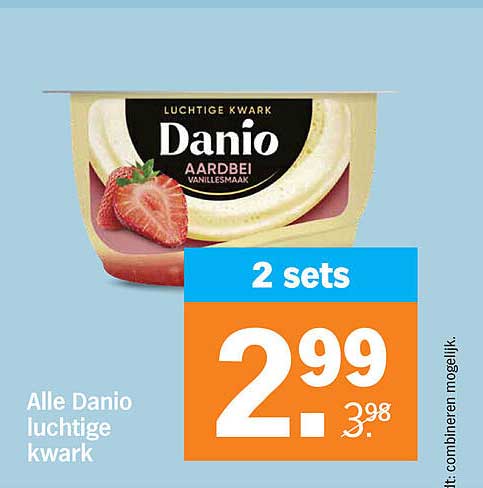 Alle Danio luchtige kwark 2 sets