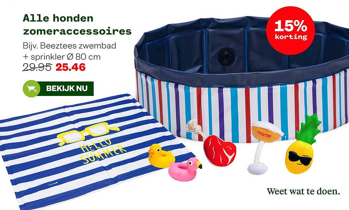 Alle honden zomeraccessoires