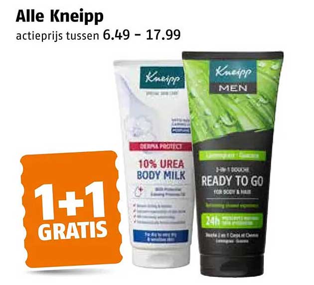 Alle Kneipp 1+1 GRATIS