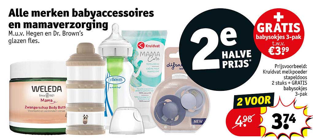 Alle merken babyaccessoires en mamaverzorging
