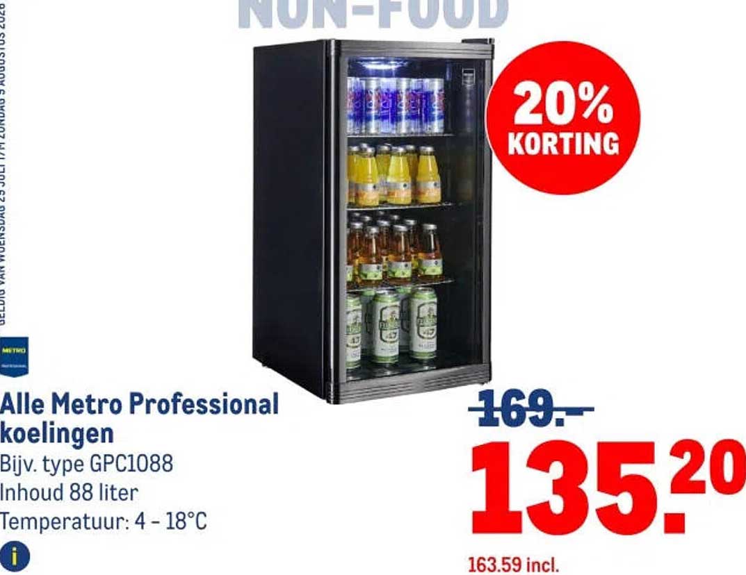 Alle Metro Professional koelingen